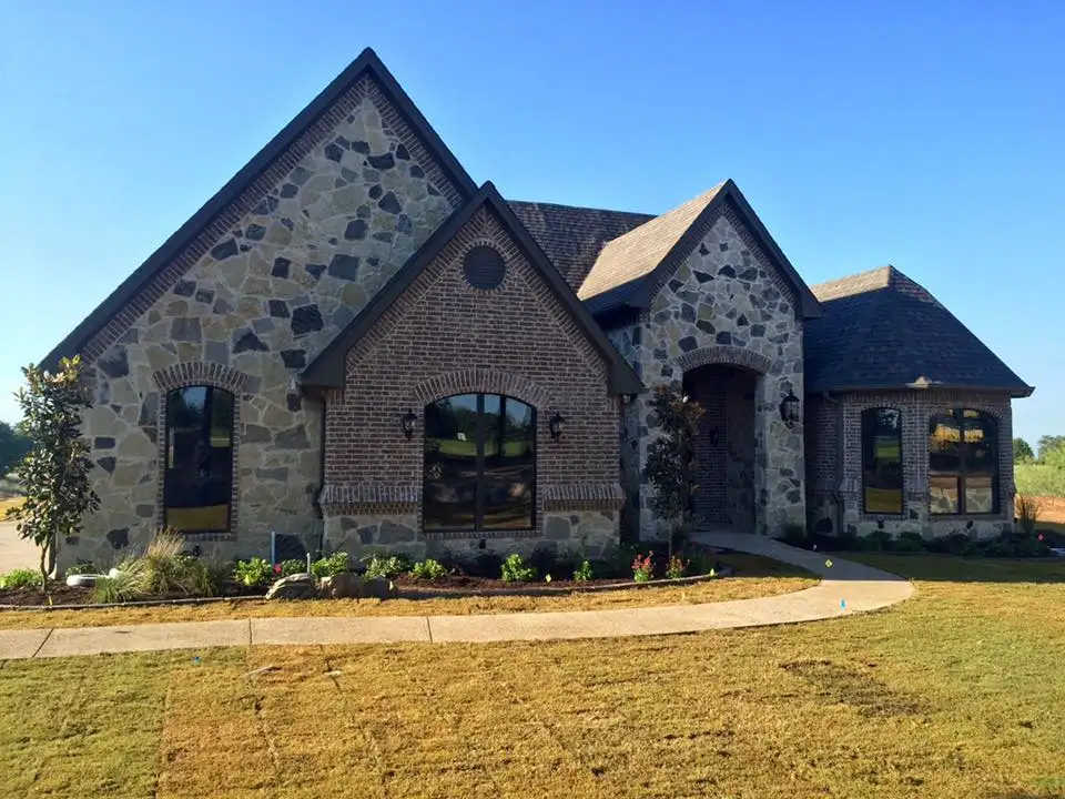 Custom home built by John Fuller Custom Built Homes in Decatur, Texas